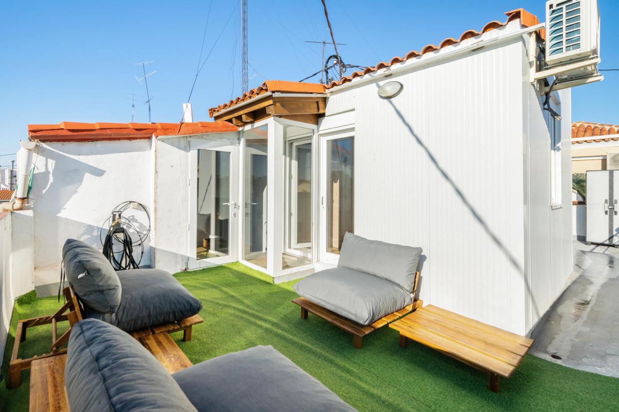 马德里Atico Con Terraza En Lavapies Alquiler Temporal公寓 外观 照片