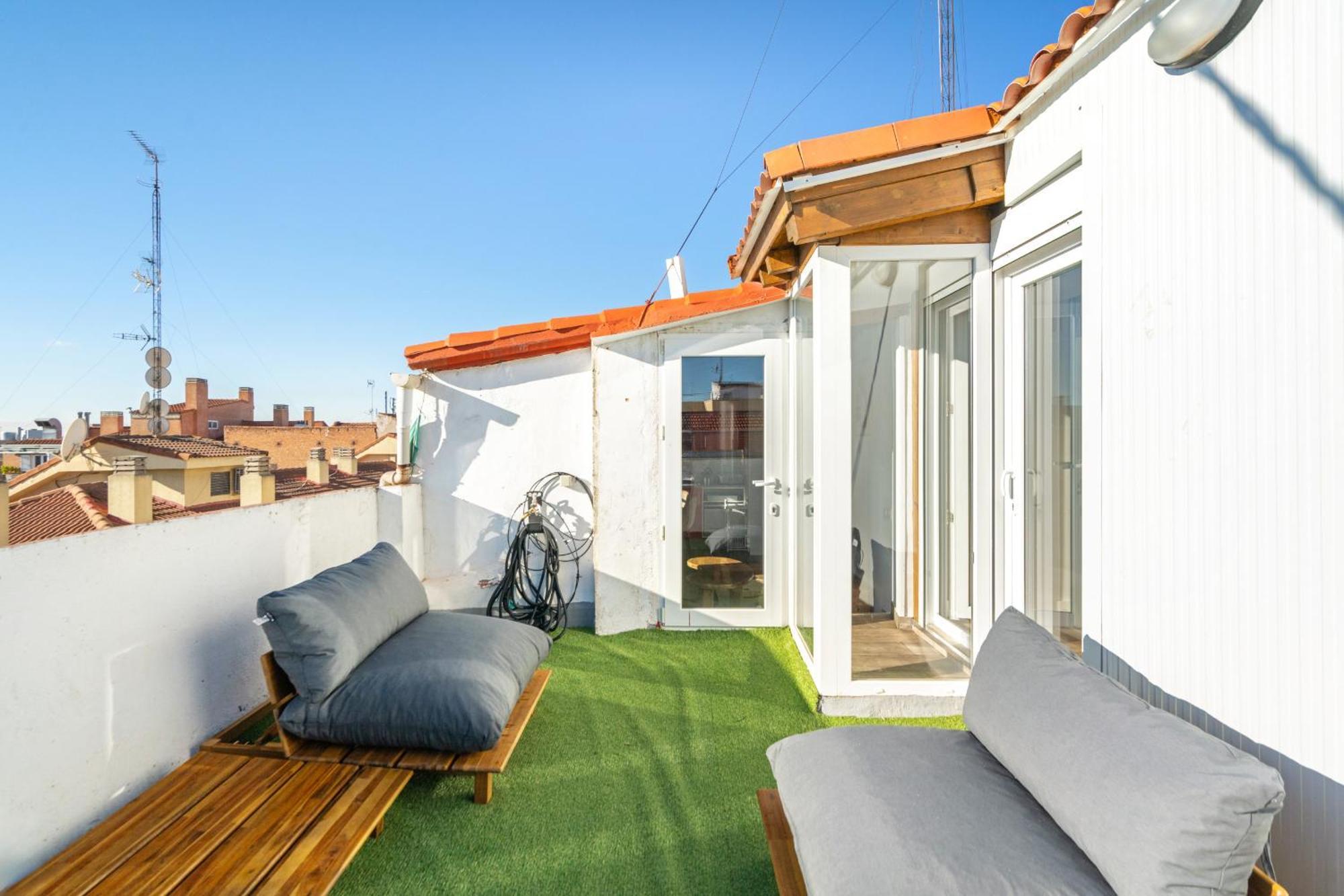 马德里Atico Con Terraza En Lavapies Alquiler Temporal公寓 外观 照片
